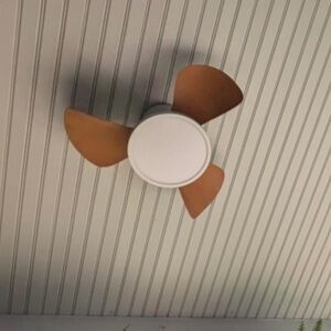 Bohemian Ceiling Fan with Wooden Blades